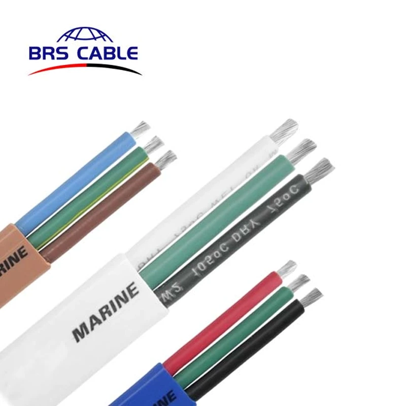 Cable de barco triplex de 3 núcleos de cobre estañado 10 AWG  