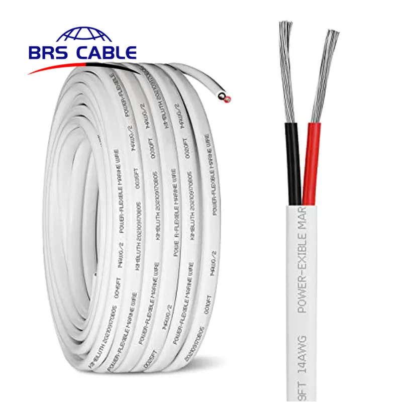 Cable de barco dúplex de 2 núcleos de cobre estañado 12 AWG
