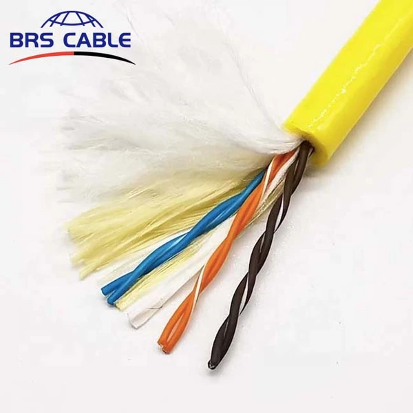 4 * 2 * 26awg الملتوية زوج كابل rov كابل الطفو محايد تحت الماء