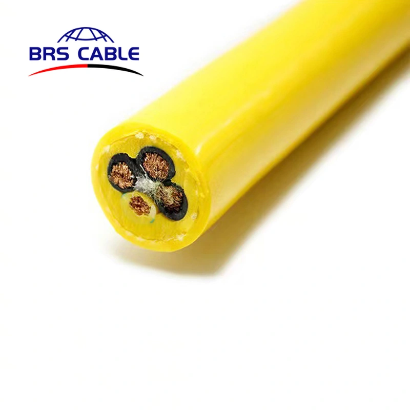 Cable de cadena de arrastre flexible con chaqueta de pvc de 4 núcleos  
