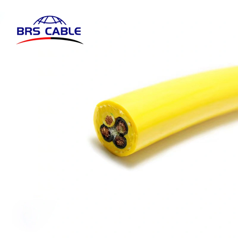 Cable de cadena de arrastre flexible con chaqueta de pvc de 4 núcleos  