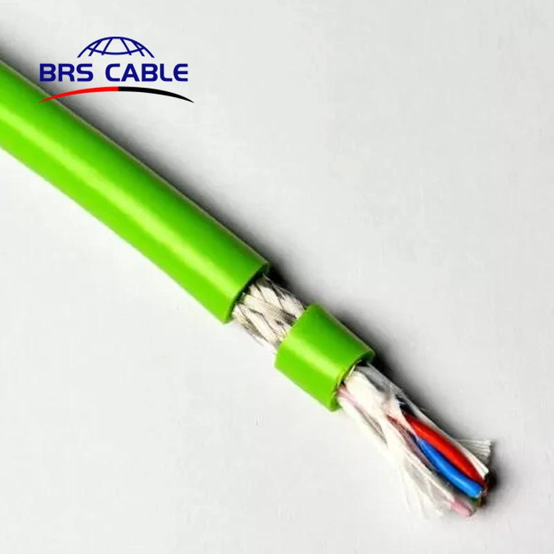 Cable de cadena de arrastre flexible con chaqueta de pvc de 4 núcleos  
