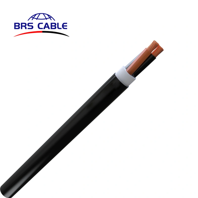 Cable de bomba sumergible redondo de 3 núcleos