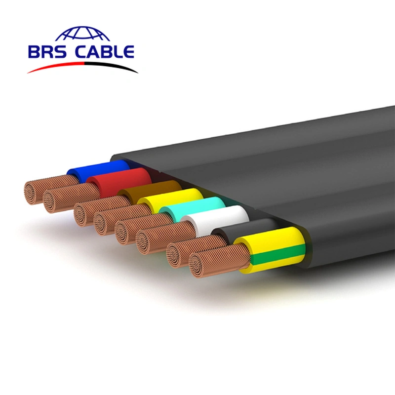 cable de viaje de ascensor plano