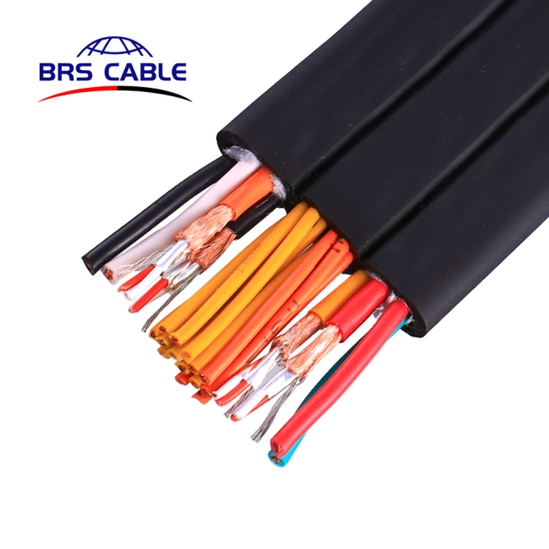 cable de viaje de ascensor plano