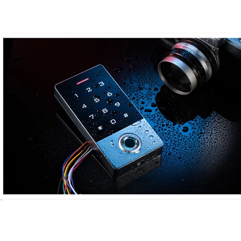 control de acceso de huella digital del teclado 