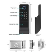 Tuya smart IC RFID Stainless Fingerprint Door Lock
