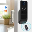 Tuya smart IC RFID Stainless Fingerprint Door Lock