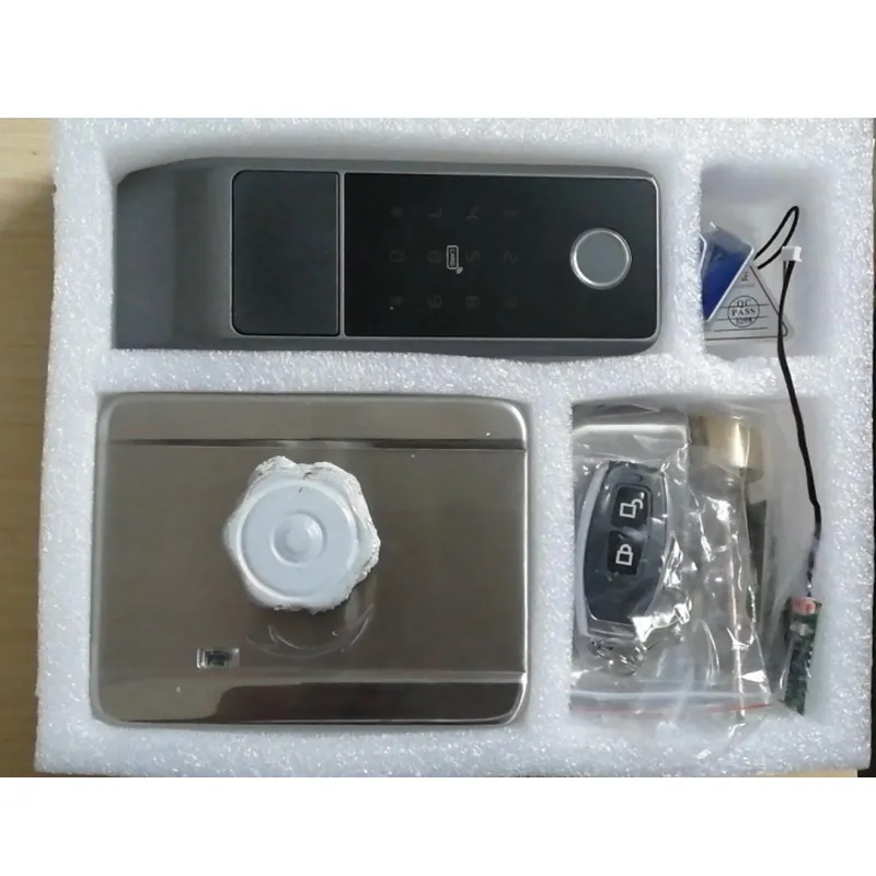 Tuya smart IC RFID Stainless Fingerprint Door Lock