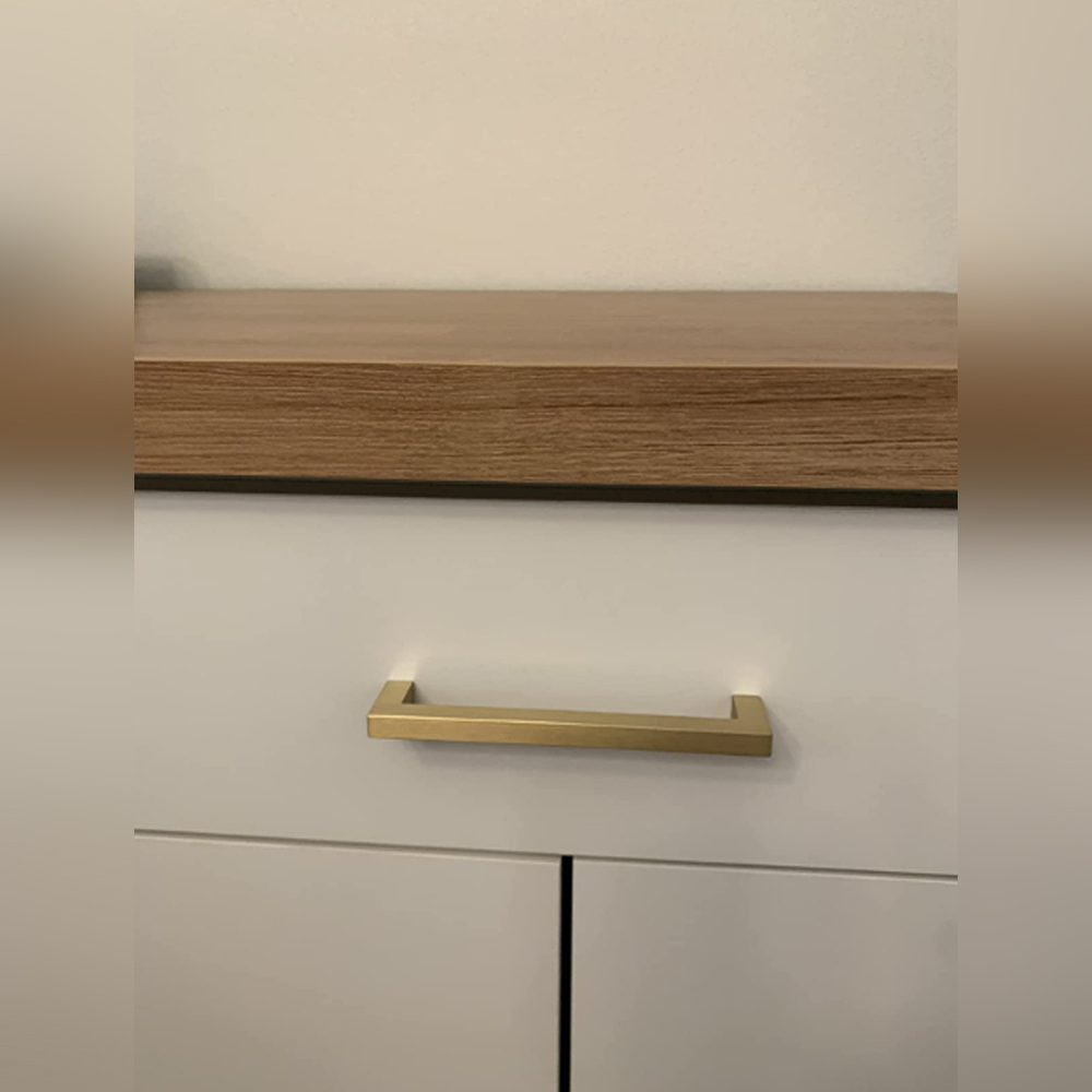 Gorgeous solid brass cabinet pulls, using these simple and sturdy pulls for a new cabinet.