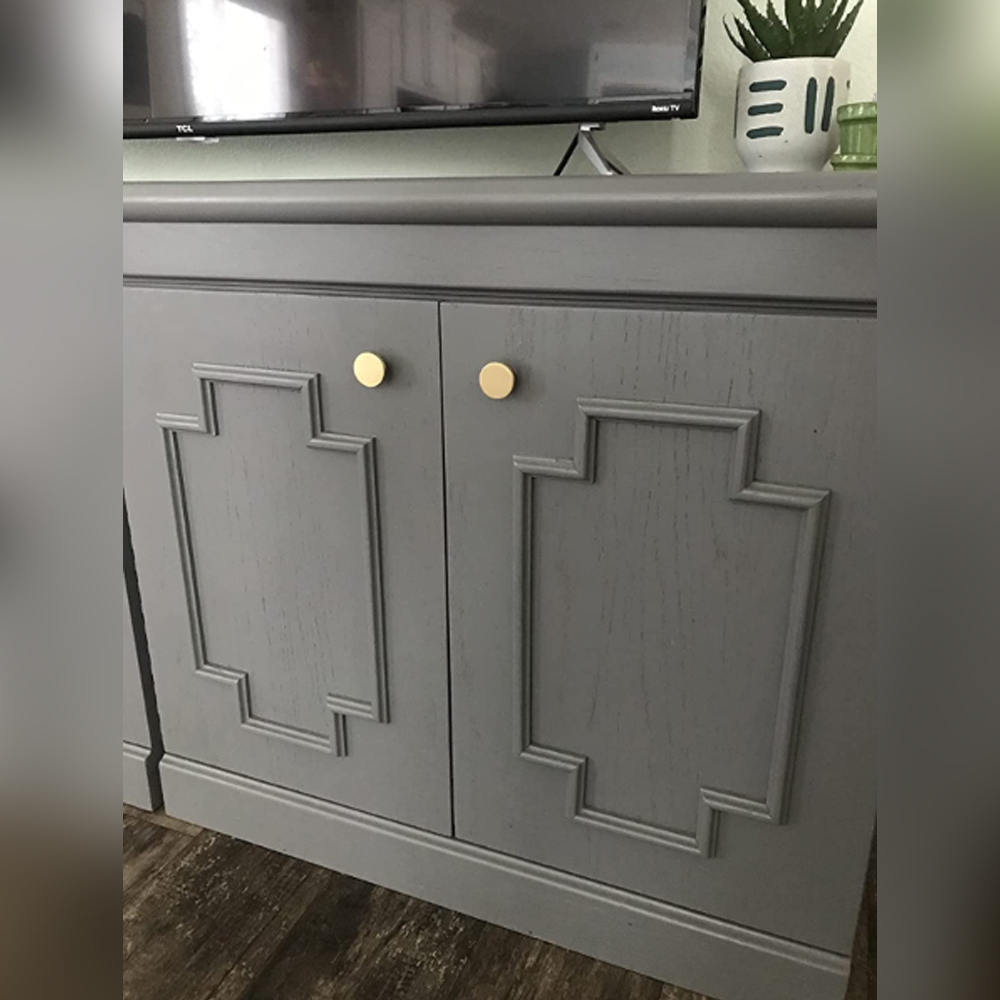 Incredible quality with affordable price - Qogrisun Mid-Century Solid Brass Round Cabinet Knobs.