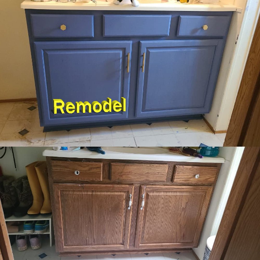 It's so easy to use QOGRISUN hexagon knobs to remodel the old cabinet and totally up to the high-end level. 