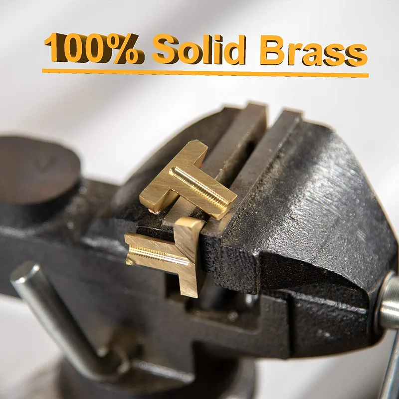 QOGRISUN Solid Brass Cabinet Knobs, Round Gold Dresser Drawer Pulls Handles, Modern Kitchen Hardware, Brushed Brass Finish