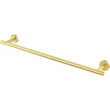 QogriSun 23.9-Inches Hand Brass Brushed Gold Towel Bar Bathroom Towel Holder Kitchen Dish Cloth Hanger Brass Rustproof Wall Mount Brushed Brass Bathroom Hardwar