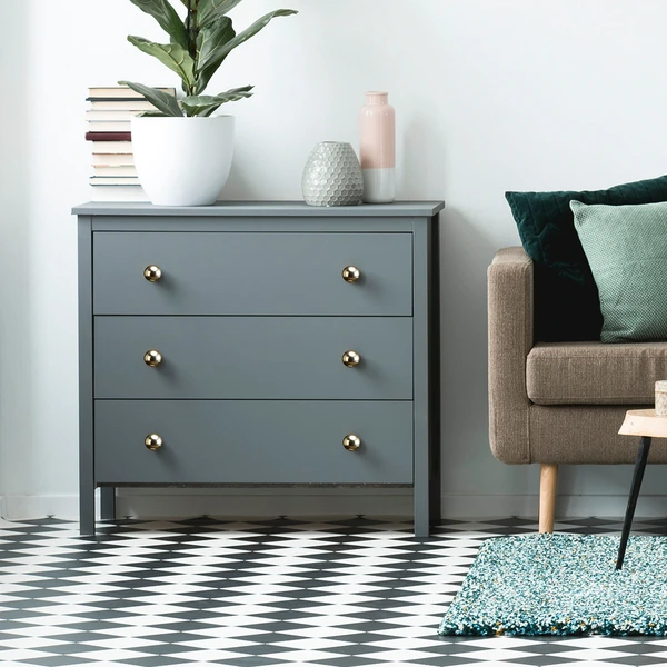 QOGRISUN 10-Pack Unlacquered Brass Cabinet Knobs, Round Ball Gold Knobs for Dresser Drawer, 1.1-Inch Diameter, Sphere Cabinet Pulls,Lead-Free Polished Brass Finish