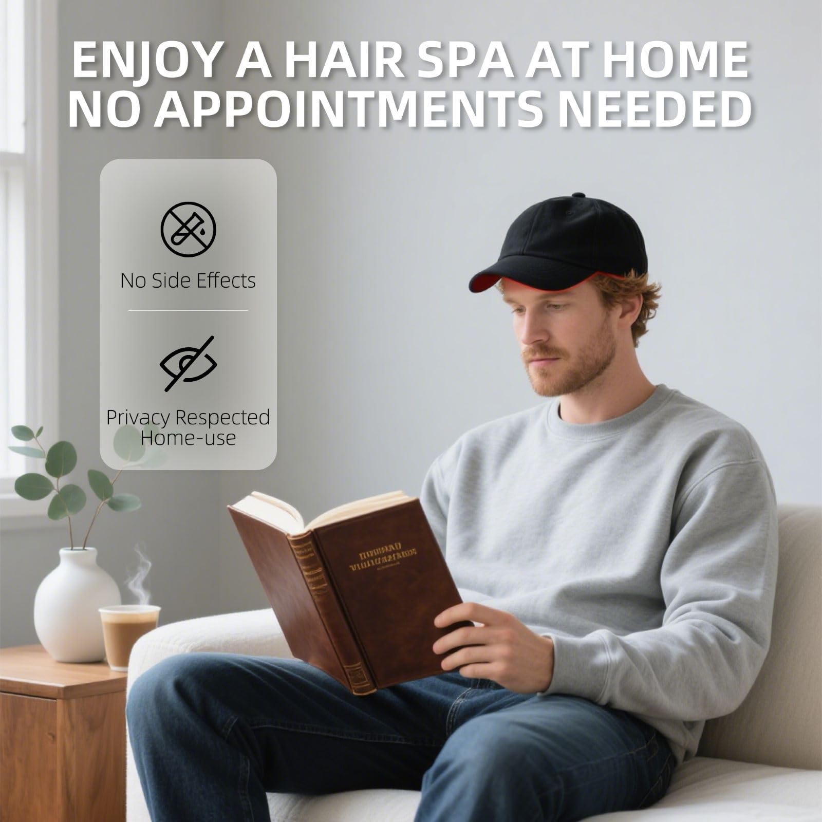 Red Light Therapy for Hair Growth, Quick-Release Panels & Portable Design, Laser Hair Growth Cap, Hair Loss Treatments Hat