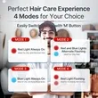 Portable Hair Growth Cap, Red Light Therapy for Hair Loss, Wireless Hat for Men & Women, with Built-in Battery & Controller