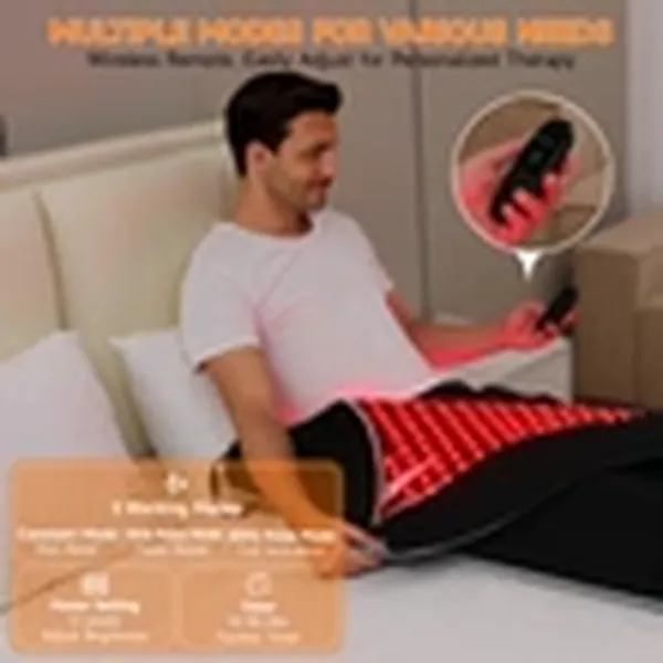 Red Light Therapy Mat for full Body, Near Infrared Light Therapy Blanket, 128 mW/cm², 75“*35“, 3300 LEDs, 3-Year Warranty