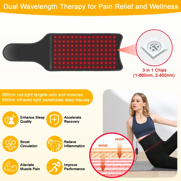 Red Light Therapy Belt, Infrared Light Therapy Device