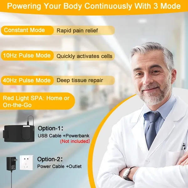 Red Light Therapy Belt, Infrared Light Therapy Device