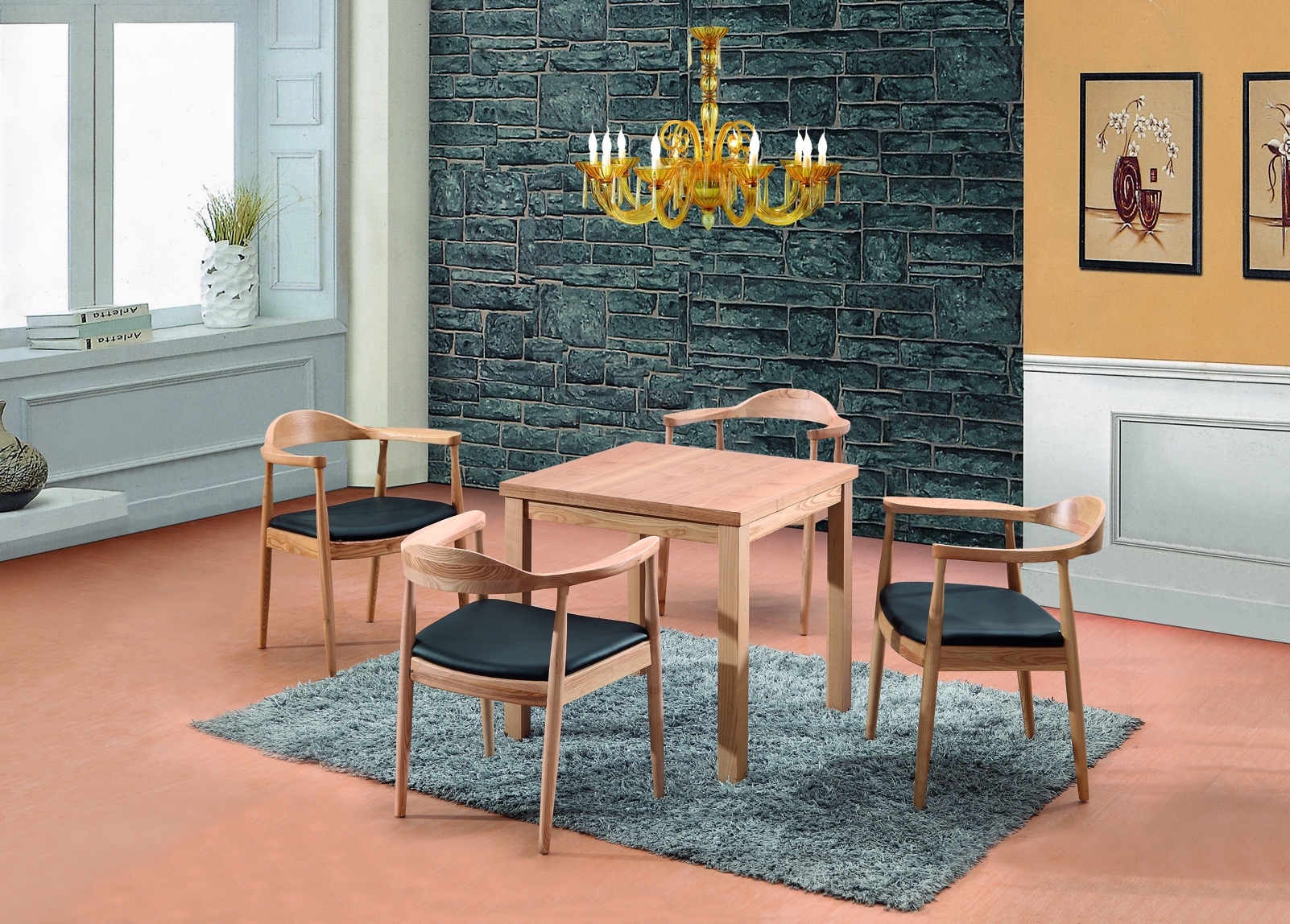 hotel restaurant  dining table chair  sofa set  furniture