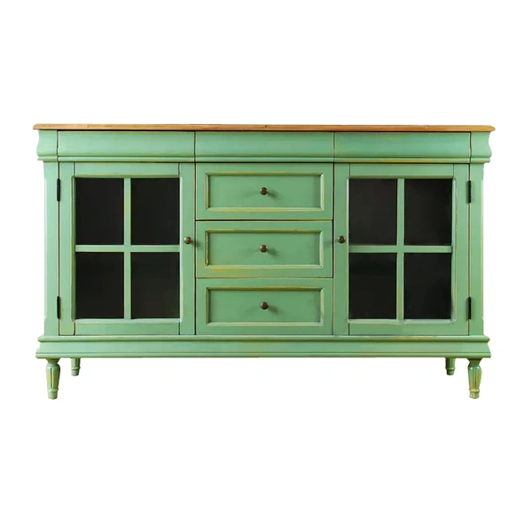 french style  solid wood   wardrobe closet    for home and hotel