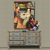 french style  solid wood   wardrobe closet    for home and hotel