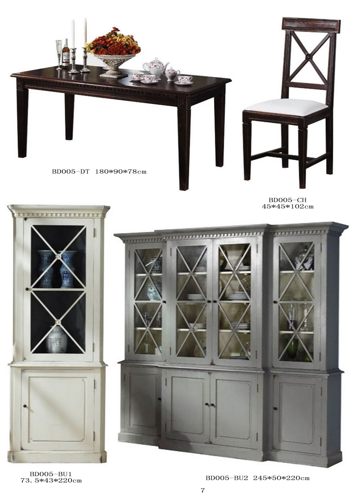 french style  solid wood   wardrobe closet    for home and hotel