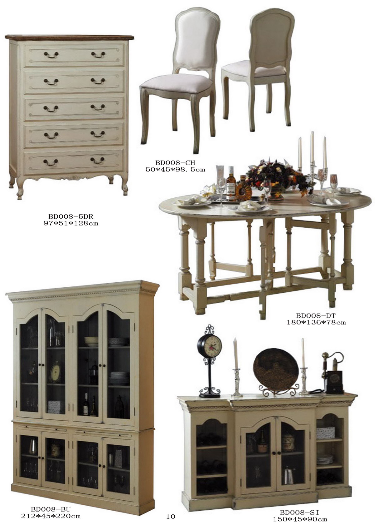 french style  solid wood   wardrobe closet    for home and hotel