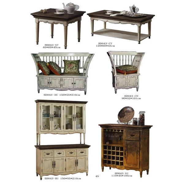 french style  solid wood   wardrobe closet    for home and hotel