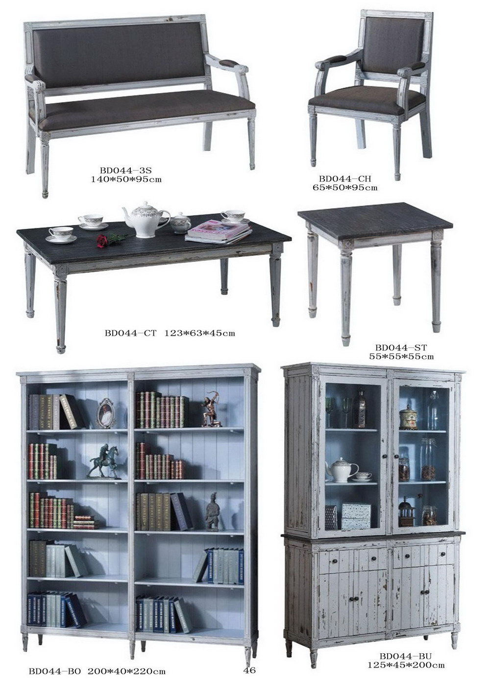 french style  solid wood   wardrobe closet    for home and hotel