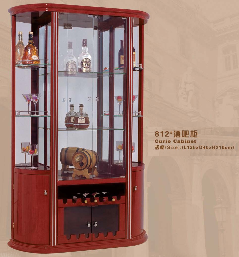 contemporary glass cabinet 