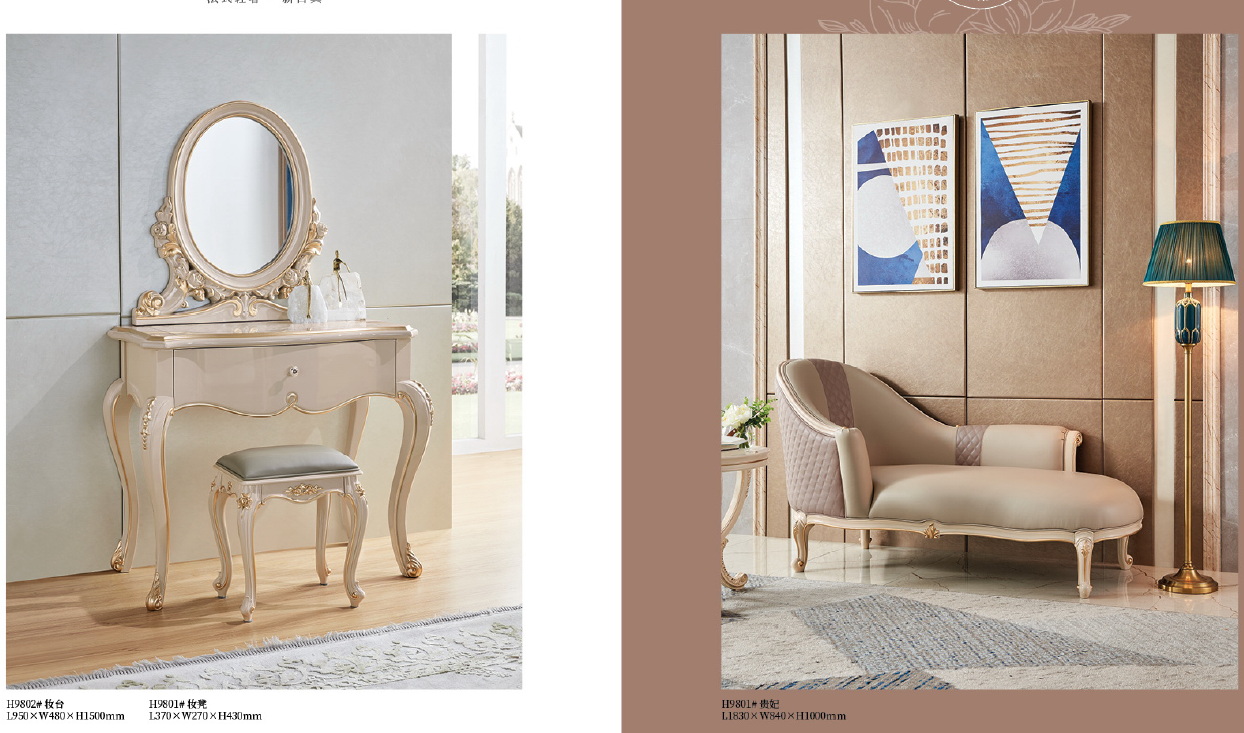 american european  style  furniture dining room bedroom living room set 