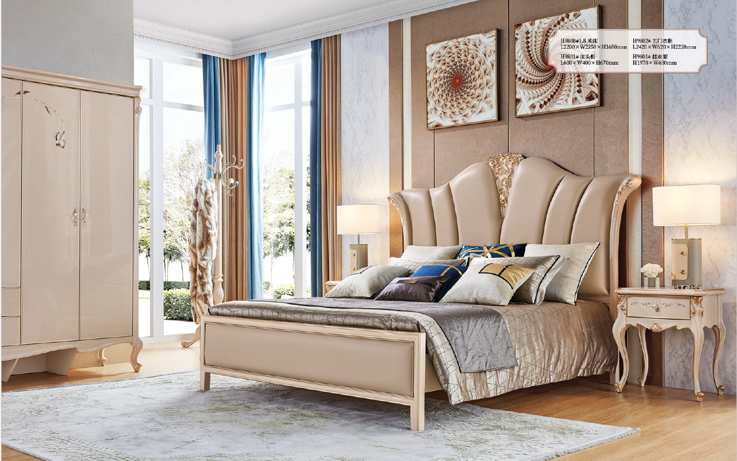 american european  style  furniture dining room bedroom living room set 