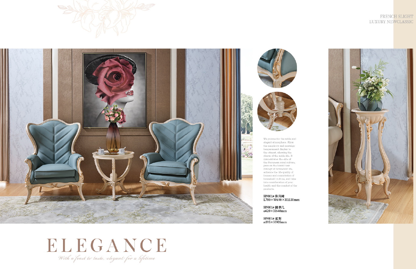 american european  style  furniture dining room bedroom living room set 