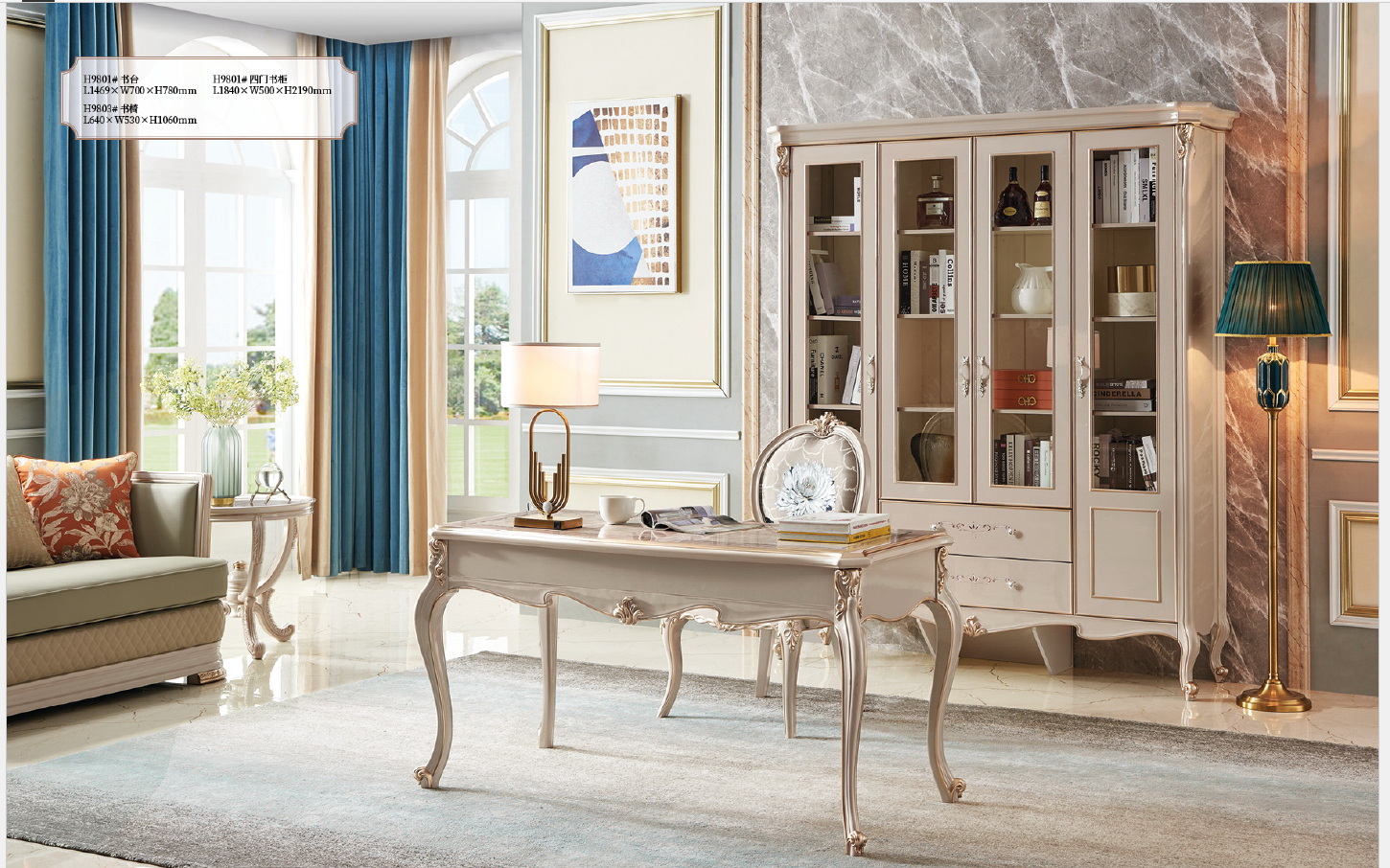 american european  style  furniture dining room bedroom living room set 