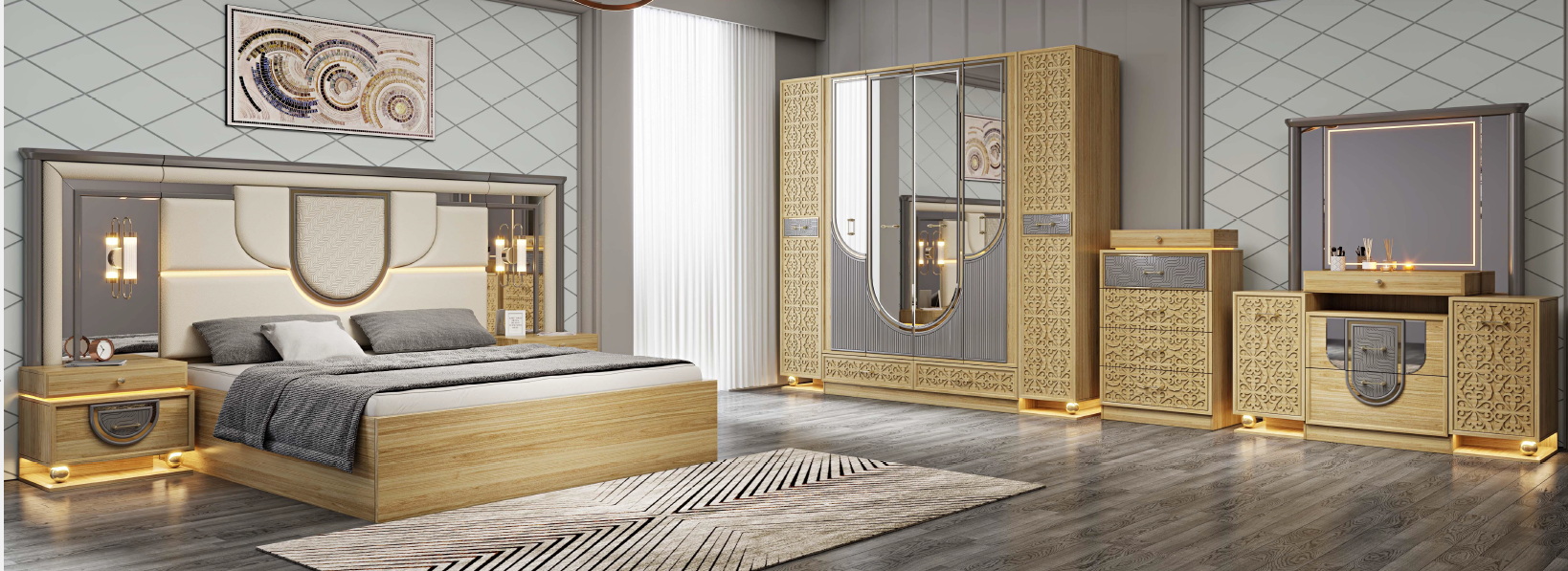 contemporary middle east country african country affordable reasonable competitive price furniture bedroom set