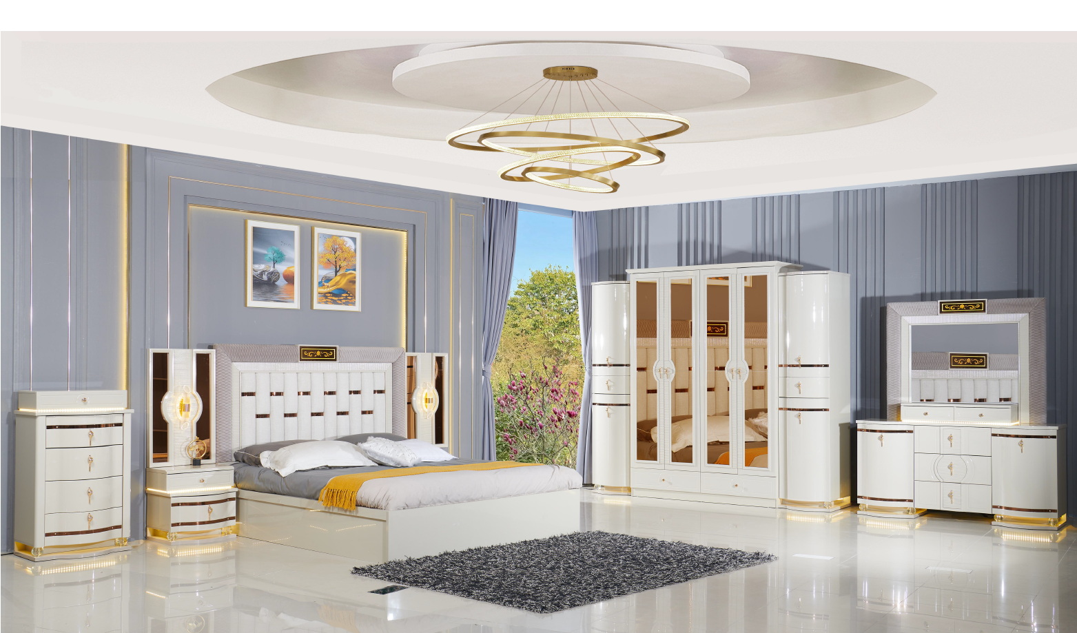 contemporary middle east country african country affordable reasonable competitive price furniture bedroom set