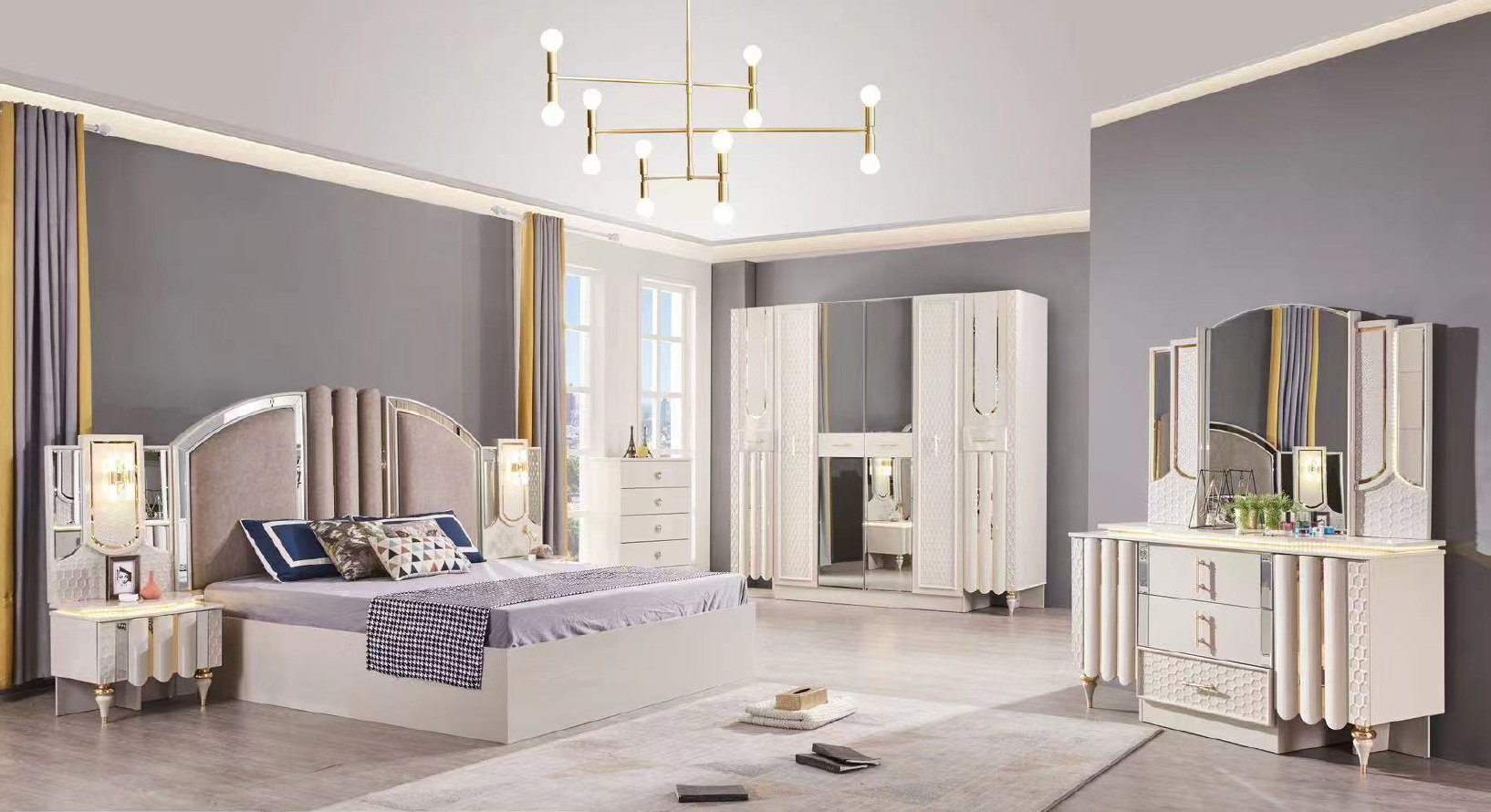 contemporary middle east country african country affordable reasonable competitive price furniture bedroom set