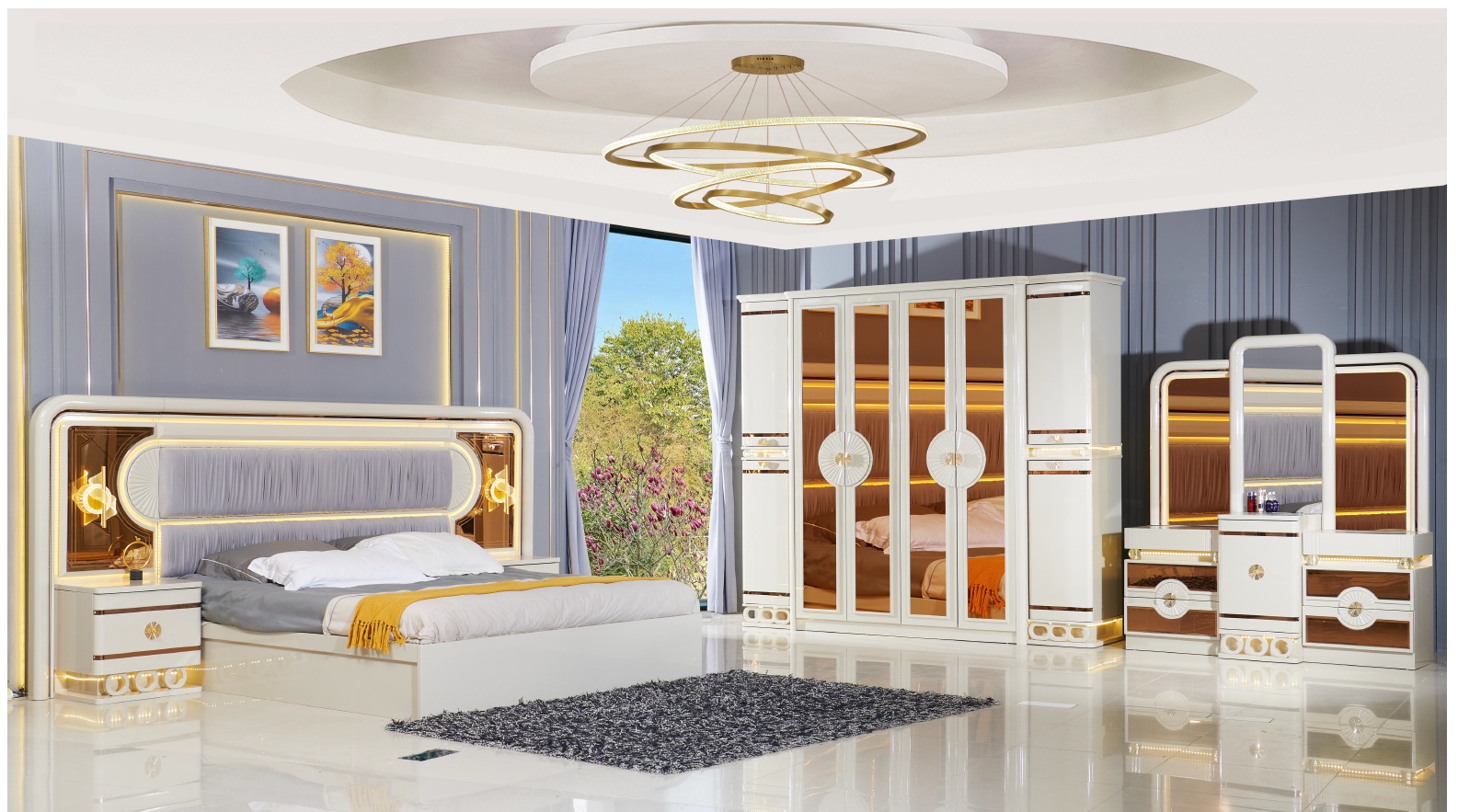 contemporary middle east country african country affordable reasonable competitive price furniture bedroom set