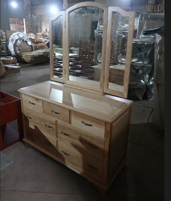 french style  solid wood dresser mirror  for home and hotel