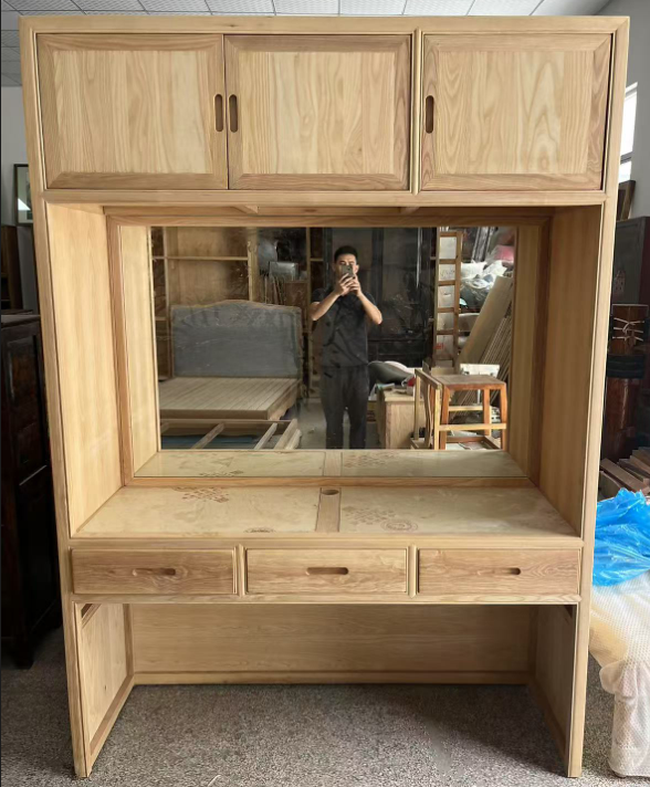 french style  solid wood dresser mirror    for home and hotel