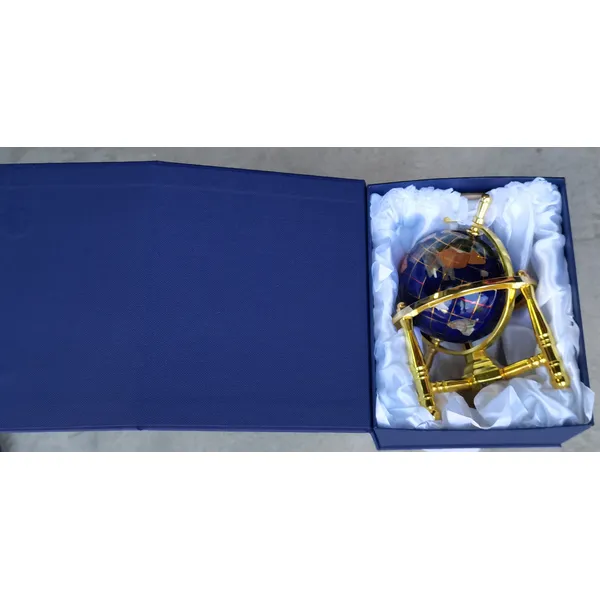 luxury high quality  gift globe for home decoration office hotel combine with valuable materials lapis gold powder pearl powder mother of pearl  jade zinc alloy