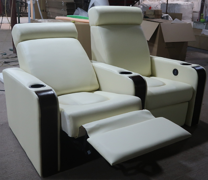 comfortable hospital clinic electric recline  infusion 2seat  sofa with leather high density foam