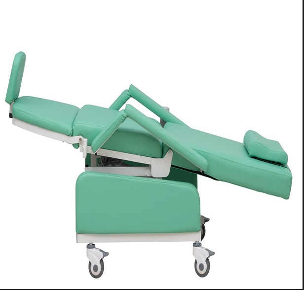 hospital  clinic electric or manual dialysis  chair blood donation or donor chair