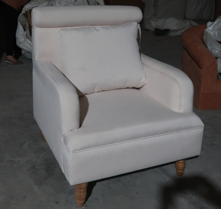 french style fabric leisure chair ,high density foam   living room  for home and hotel