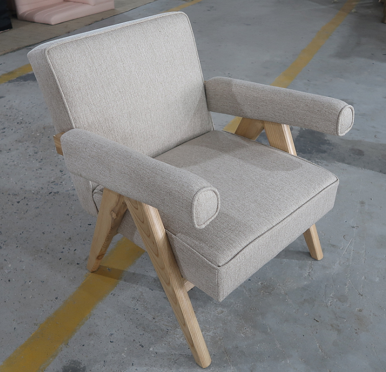 french style fabric leisure chair ,high density foam   living room  for home and hotel