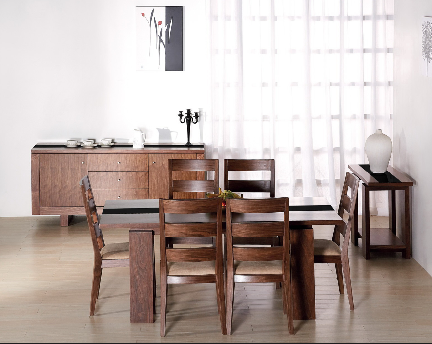 contemporary   american european  style dining table chair sideboard console  dining room set 