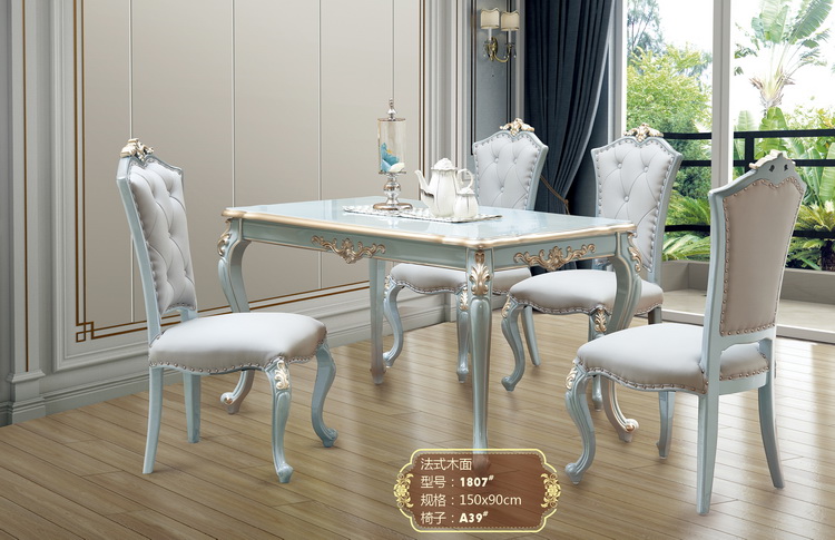 american european  style  furniture dining table chair