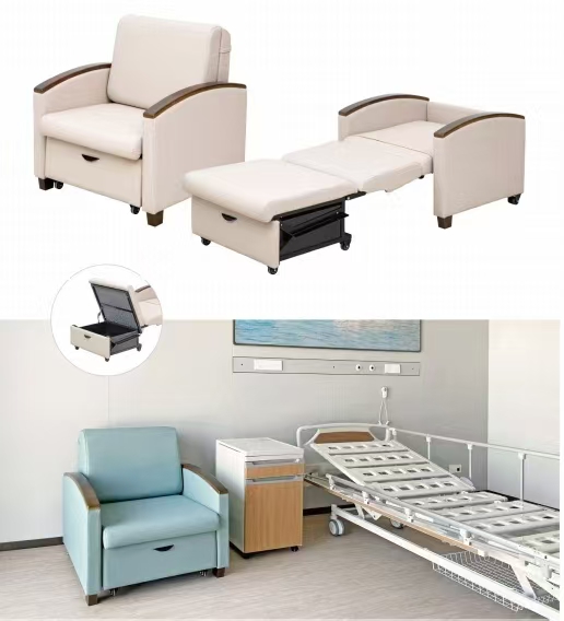 hospital  clinic  residental recliner clinical care recliner chair 